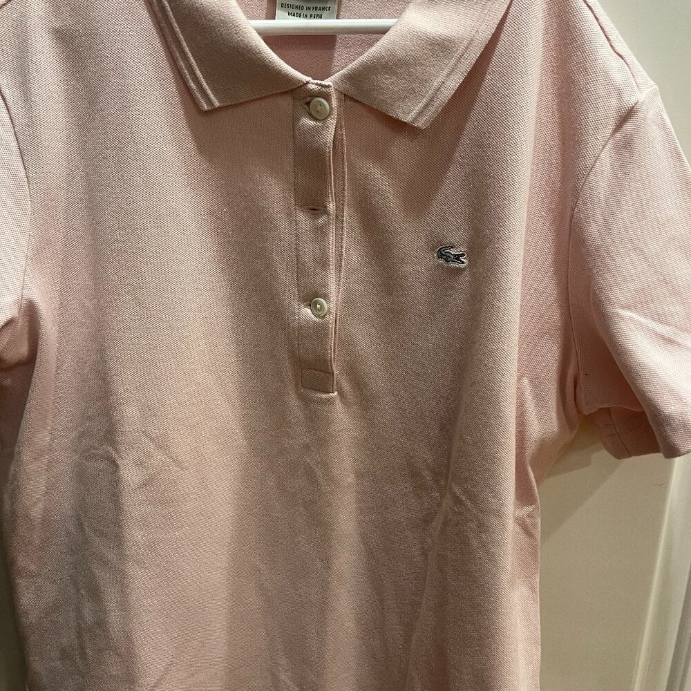 Pink retro Lacoste shirt
